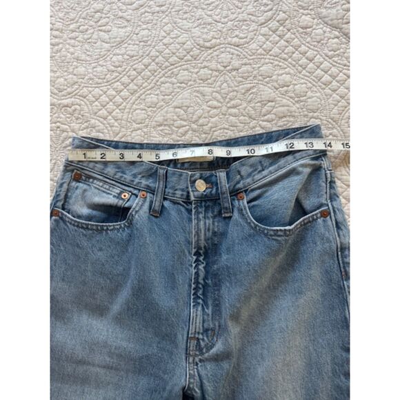 Madewell Jeans Womens Size 27 The Perfect Vintage Straight Mid Wash Split Hem - Picture 9 of 9